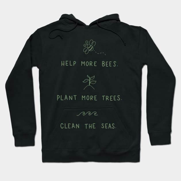 Save the Bees Hoodie by valentinahramov